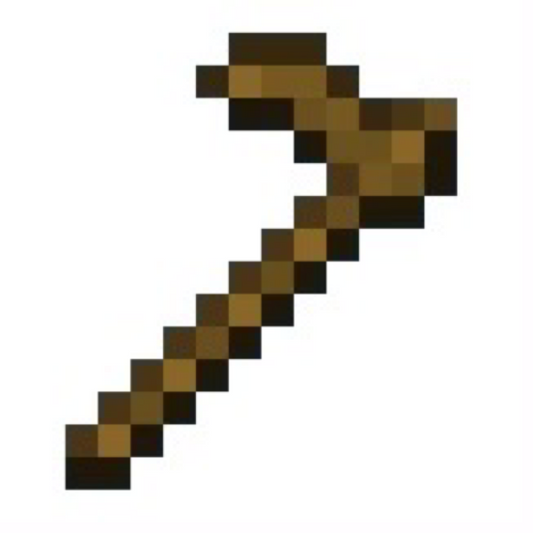 Minecraft Wooden Hoe (Pre-Purchase)