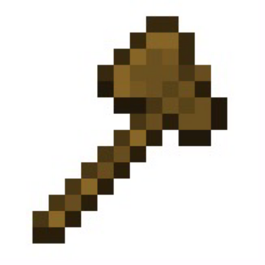 Minecraft Wooden Axe (Pre-Purchase)