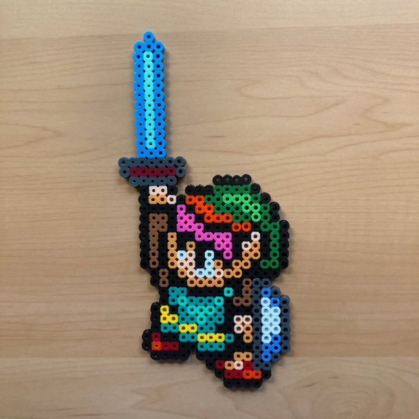 Link with the Master Sword (A Link to the Past)